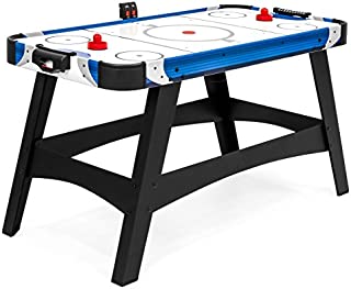 Best Choice Products 54in Large Air Hockey Table for Game Room, Office w/ 2 Pucks, 2 Pushers, LED Score Board