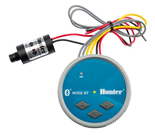 Hunter Node-BT-100 One Zone Bluetooth Enabled Irrigation Controller w/DC Solenoid Single Station 9V Timer NODEBT100