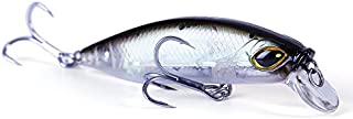 FAIGAFAIVA Xd4x-mj Fishing Lures Versatility Minnow for Bass Trout Silver UV