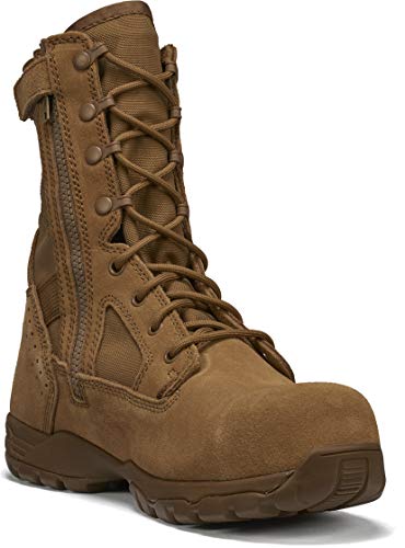 TACTICAL RESEARCH TR Men's Flyweight TR596Z CT Hot Weather Side-Zip Composite Toe Boot, Coyote - 13 W