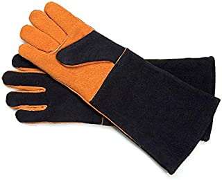 Steven Raichlen Best of Barbecue Extra Long Suede Grill Gloves (Pair) - SR8038