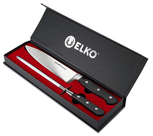 Chef's Knife And Sharpener - By Elko Professional