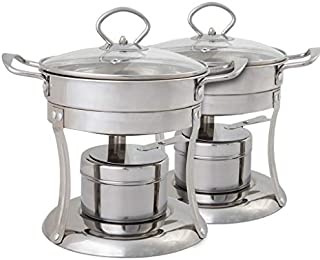 Hot Pot & Shabu Shabu Pot Cooker. 2 Hot Pots Great for Entertaining and for Personalizing your own Chinese Hot Pot at Home. Set of 2. Fuel not included.