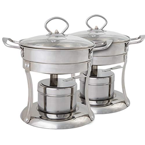 Hot Pot & Shabu Shabu Pot Cooker. 2 Hot Pots Great for Entertaining and for Personalizing your own Chinese Hot Pot at Home. Set of 2. Fuel not included.