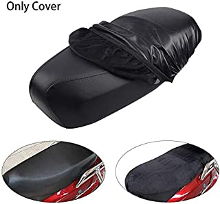 N/Z Motorcycle Leather Seat Cover, Lightweight Seat Cover Outdoor Wear-Resistant Universal Motorcycle Scooter Seat Cover Protector