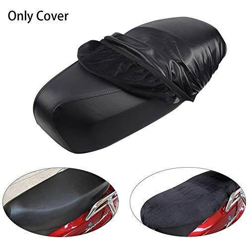 N/Z Motorcycle Leather Seat Cover, Lightweight Seat Cover Outdoor Wear-Resistant Universal Motorcycle Scooter Seat Cover Protector