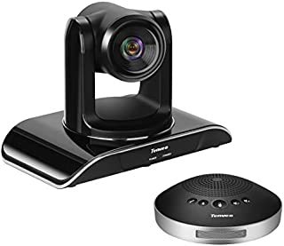 Tenveo 3X-USB Conference Room Camera Video conferencing System Bundle with Wireless Bluetooth Speaker for Business Meetings (3X Zoom VHD3U + A2000B)