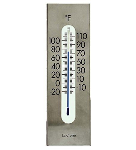 Wind & Weather Stainless Steel Thermometer