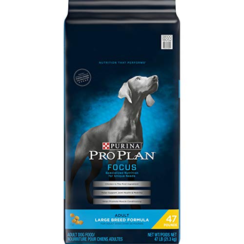 Purina Pro Plan High Protein Large Breed Dry Dog Food, FOCUS Large Breed Formula - 47 lb. Bag