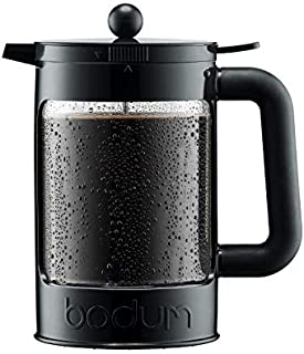 Bodum Bean Cold Brew Coffee Maker, Press, Plastic, 1.5 Liter, 51 Ounce, Black