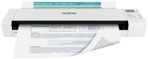 Brother Wireless Mobile Color Page Scanner, DS-920W, Wi-Fi Transfer, Fast Scanning Speeds, Compact and Lightweight