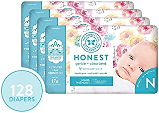 The Honest Company Diapers - Newborn 32 Count (Pack of 4)