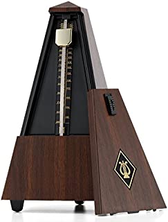 Donner Mechanical Metronome, DPM-1 Wood Toned Metronome Plastic Material For Piano Guitar Ukulele Drum Violin Cello Trumpet Musical Instruments