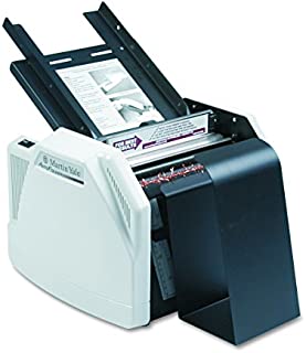 Martin Yale 1501X Automatic Paper Folder, Operates at a Speed of up to 7,500 Sheets per Hour, 150 Sheets Feed Table capacity, Up to 3 Sheets Manual Paper Feed,Grey