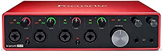 Focusrite Scarlett 18i8 (3rd Gen) USB Audio Interface with Pro Tools | First