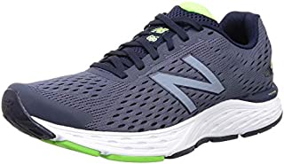 New Balance Men's 680 V6 Cushioning Running Shoe, Pigment/RGB Green, 8.5 X-Wide