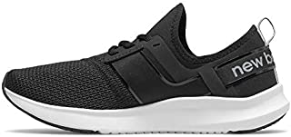 New Balance Women's FuelCore Nergize Sport V1 Sneaker, Black/White Metallic, 11