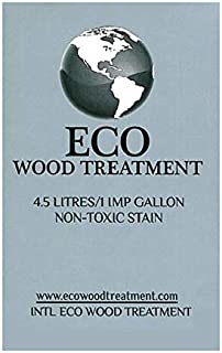 Eco Wood Treatment EWT5 5 US Gallon, Long Lasting, Silvery Patina | Semi-Transparent (1 Pack)