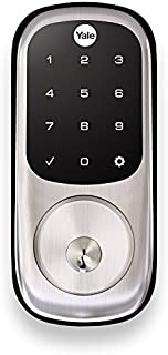 Yale Assure Lock with Z-Wave - Smart Touchscreen Deadbolt - Works with Ring Alarm, Samsung SmartThings, Wink and More (Hub required, sold separately) - Satin Nickel