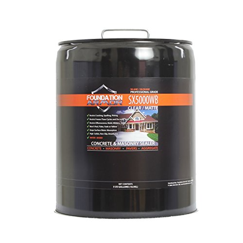 5-Gal. SX5000 WB DOT Approved Water Based Silane Siloxane Concrete Sealer and Masonry Water Repellent