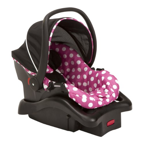 Disney Baby Minnie Mouse Light'n Comfy 22 Luxe Infant Car Seat (Dot)