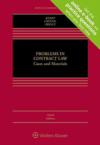 Problems in Contract Law: Cases and Materials [Connected Casebook] (Aspen Casebook)