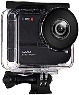 Dive Case for Insta360 ONE R Boosted Battery 360 Degree Action Camera, Waterproof Housing Underwater Diving Protective Shell 30M with Bracket Accessories