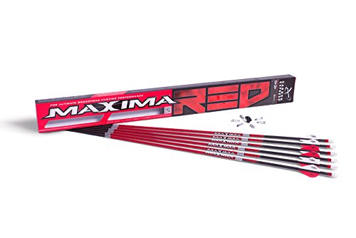 Carbon Express Maxima RED Fletched Arrows