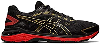 ASICS Men's GT-2000 7 Running Shoes, 12M, Black/Rich Gold