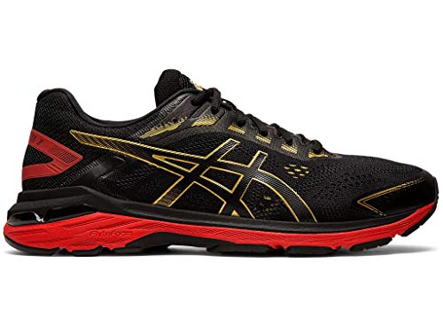 ASICS Men's GT-2000 7 Running Shoes, 12M, Black/Rich Gold