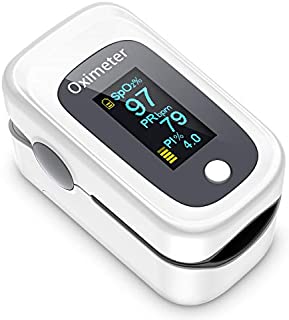 Pulse Oximeter,Oxygen Saturation Monitor Spo2 Fingertip Pulse Oximeter Adult and Child with Omnidirectional OLED Display,Heart Rate Monitor