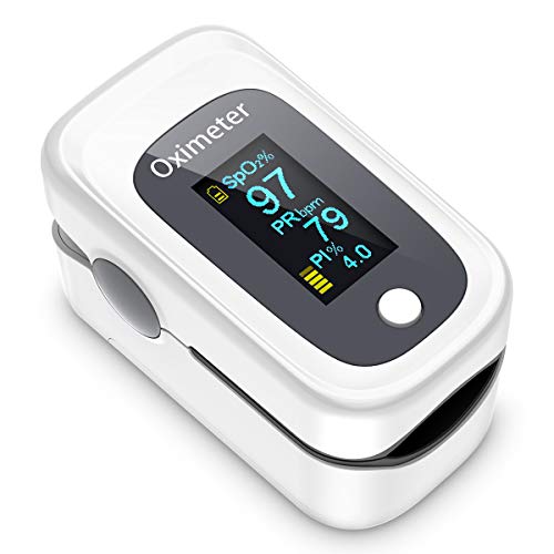 Pulse Oximeter,Oxygen Saturation Monitor Spo2 Fingertip Pulse Oximeter Adult and Child with Omnidirectional OLED Display,Heart Rate Monitor