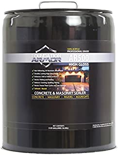 5 GAL Armor AR500 High Gloss Solvent Based Acrylic Concrete Sealer and Paver Sealer