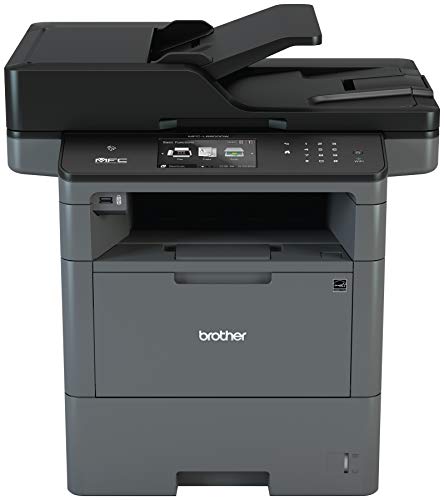 Brother Monochrome Laser, Multifunction, All-in-One Printer, MFC-L6800DW, Wireless Networking, Mobile Printing & Scanning, Duplex Print, Scan & Copy, Amazon Dash Replenishment Enabled, Black