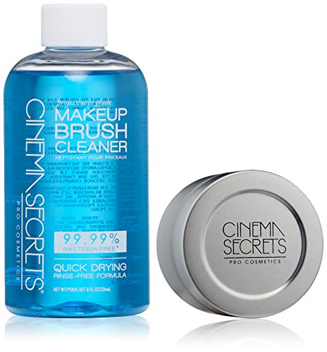 Cinema Secrets Pro Cosmetics Professional Makeup Brush Cleaner Pro Starter Kit 8Fl Oz +Tin