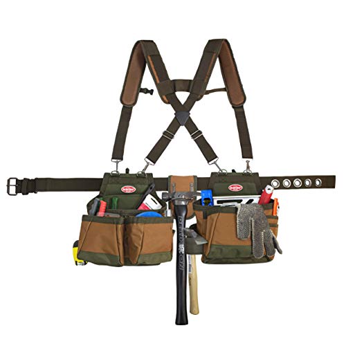 Bucket Boss - AirLift Tool Belt with Suspenders, Tool Belts - Original Series (50100)