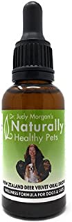 Dr. Judy Morgan's Naturally Healthy Pets New Zealand Deer Velvet Oral Drops Wellness Formula for Dogs & Cats