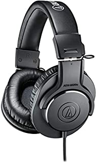 Audio-Technica ATH-M20x Professional Studio Monitor Headphones, Black