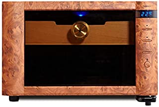 MOSMAT Electric Cigar Humidor Cabinet Wine cellars Cigar Cooler Intelligent Temperature Control Glass Door -26 litres with Hygrometer Built-in Sink