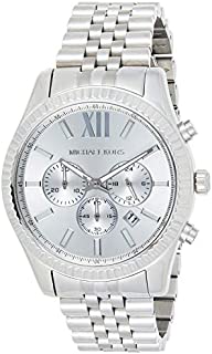 Michael Kors Men's Lexington Silver-Tone Watch MK8405