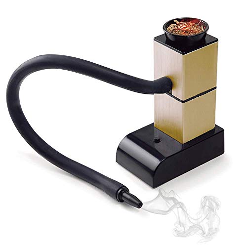 CREATIVECHEF SG18 Portable Smoker, Smoke Gun Infuser Food Smoker to Enhance Taste for Meat,Sous Vide, BBQ, Cocktail Drinks & Cheese (Golden)