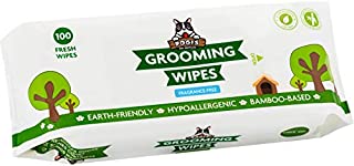 Pogi's Grooming Wipes - 100 Hypoallergenic Pet Wipes for Dogs & Cats - Plant-Based, Fragrance-Free, Deodorizing Dog Wipes