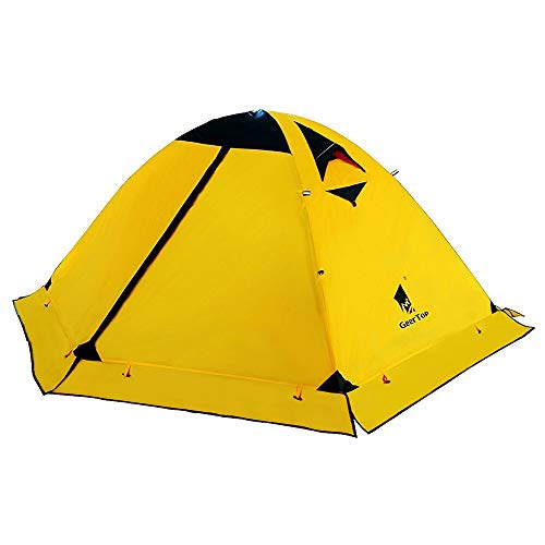 GEERTOP Ultralight 2 Man Tents for Camping Waterproof Double Layer 4 Season Backpacking Tents 2 Person for Hiking Climbing Outdoor Travel - Easy to Set Up