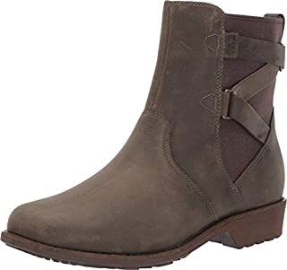 Teva Womens womens Ellery Ankle Waterproof Boots,DARK OLIVE,7.5