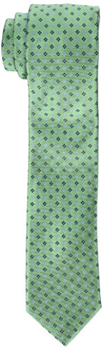 Tommy Hilfiger mens Core Neat Ii neckties, Green, Regular US