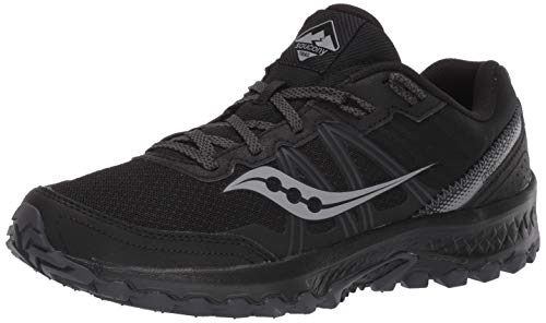 Saucony mens Excursion Tr14 Trail Running Shoe, Black/Charcoal, 10.5 US
