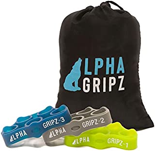 ALPHA GRIPZ 3-Level Complete Grip Strengthening Alpha Set, Light, Moderate, and Heavy Resistance