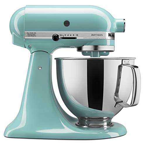 KitchenAid KSM150PSAQ Artisan Series 5-Qt. Stand Mixer with Pouring Shield - Aqua Sky