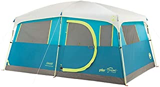 Coleman 8-Person Camping Tent with Built-in Closet | Tenaya Lake Cabin Tent with Fast Pitch Setup