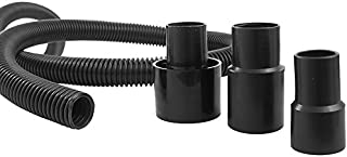 Dust Collection Power Tool Hose with Fittings For Use With Smaller Power Tools Shop Vacuums Dust Collectors and General Home Use
